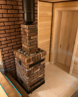 Дровяная банная печь GrillD Retro 240 Short Max