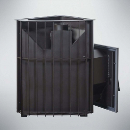 Дровяная печь Варвара Бермуда (правая)