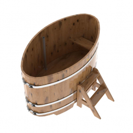 Купель овальная, дуб рустик 0.92x1.66