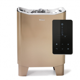 Электрическая печь Tylo Expression Combi 10 кВт, покрытие шампань, с выносным пультом управления H2 и релейным блоком RB45 в комплекте
