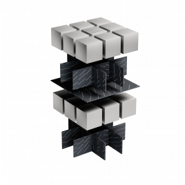 Заряд для банной печи Sangens Cube AISI 201 40x40 мм, 10 кг