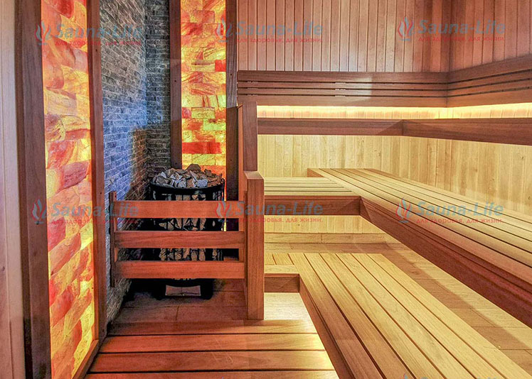 Вагонка в парной